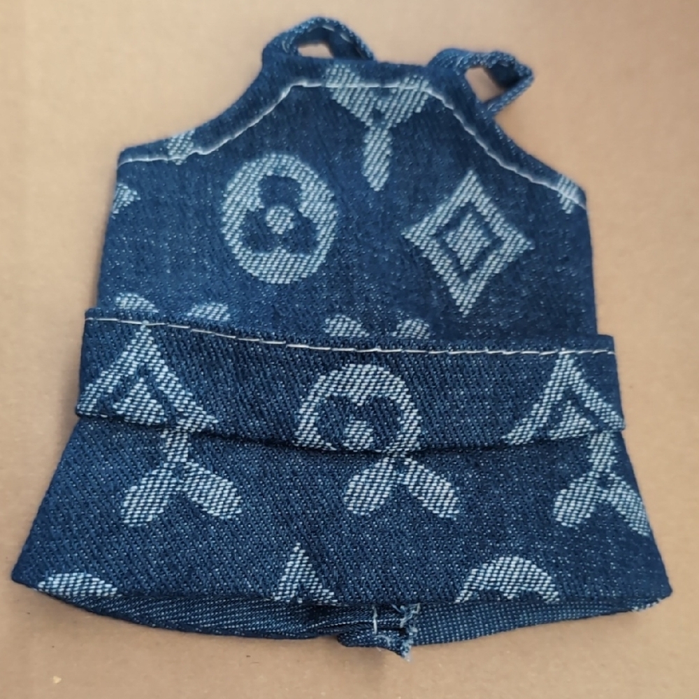 Stylish Blue Doll Dress
